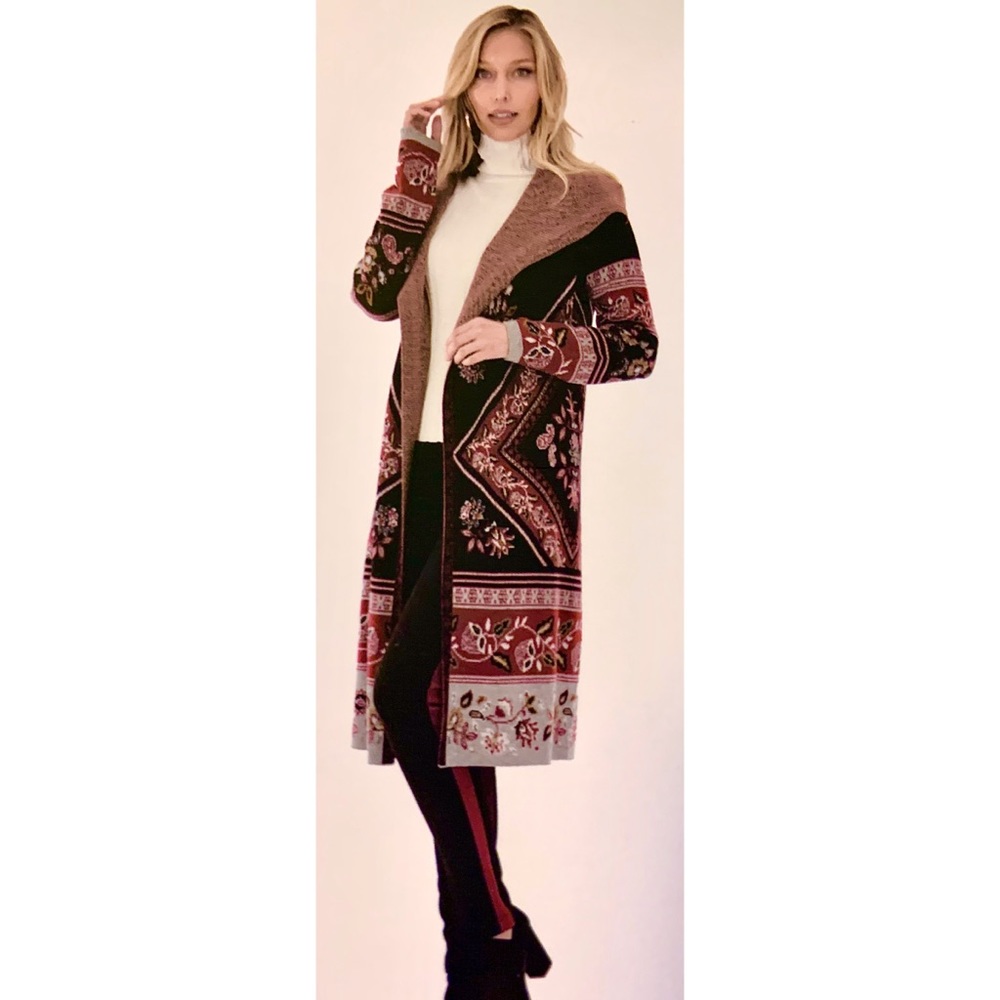 Long Open Sweater - Picture 2 of 6